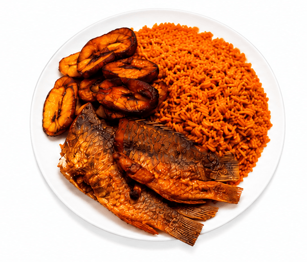 Jollof Rice & Fish image